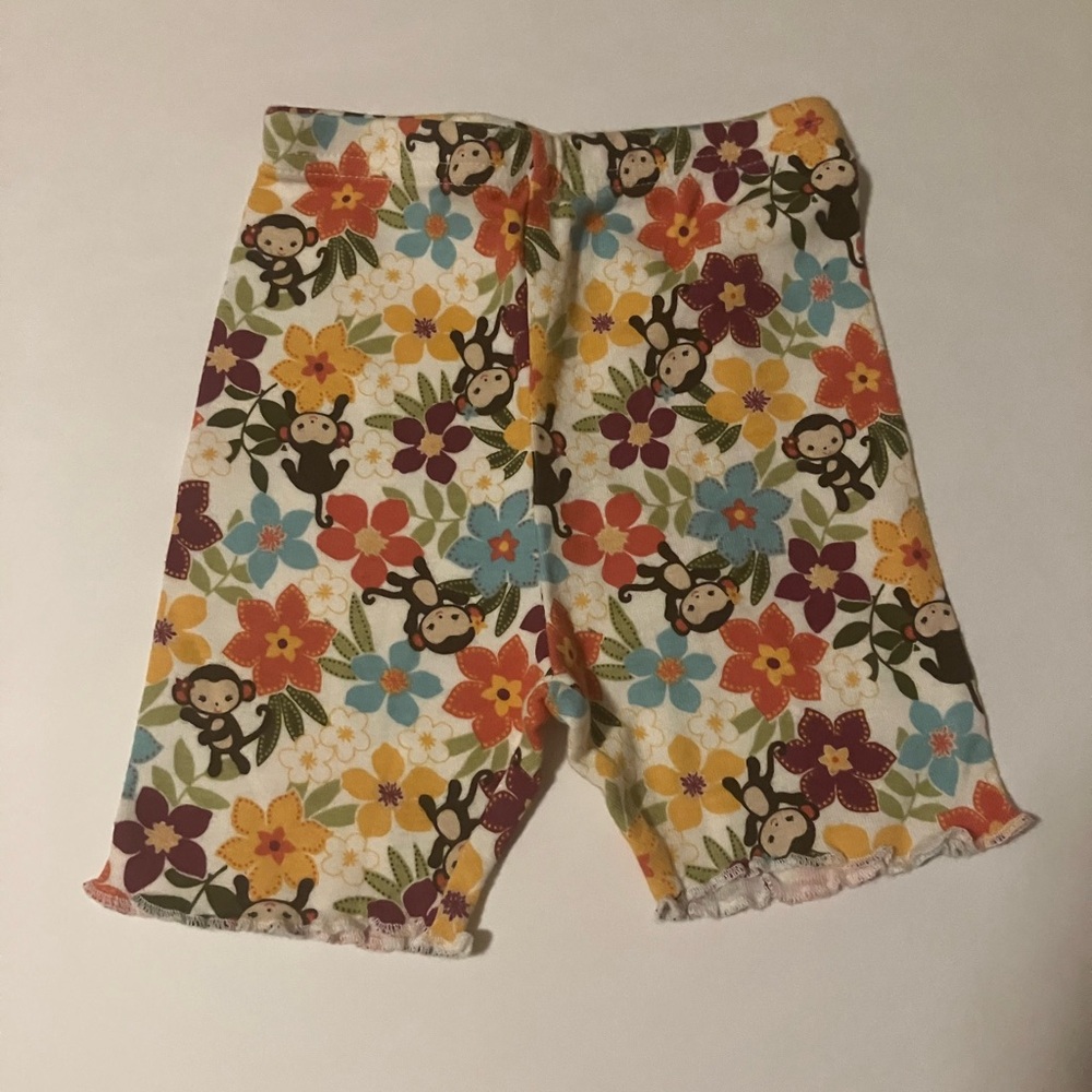 NWT Gymboree Girls monkey patterned shorts